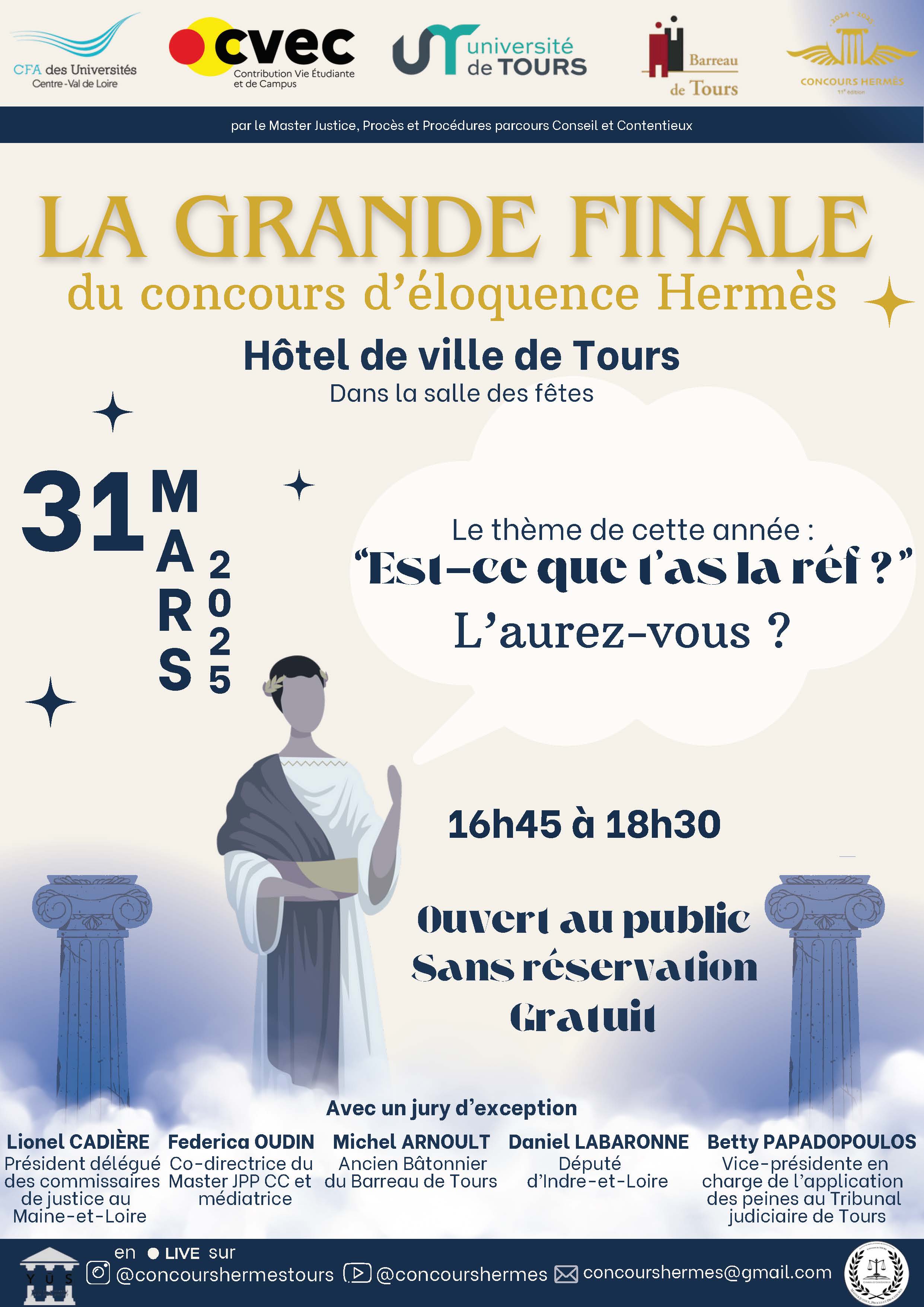 affiche finale concours Hermès